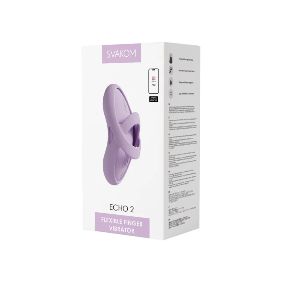 Svakom App Controlled Vinger & Pantyvibrator in 1 Echo