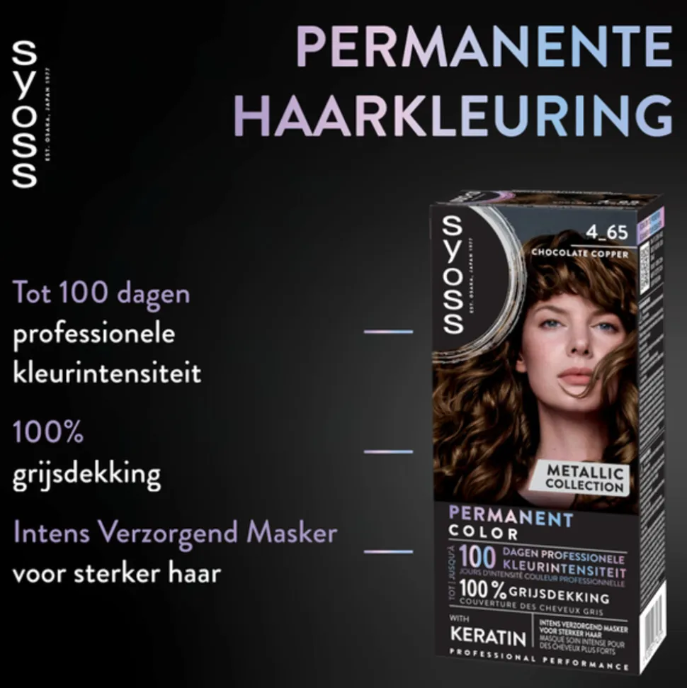 Syoss Baseline Haarverf 4-65 Chocolate Copper