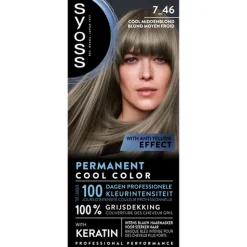 Syoss Baseline Haarverf 7-46 Cool Middenblond