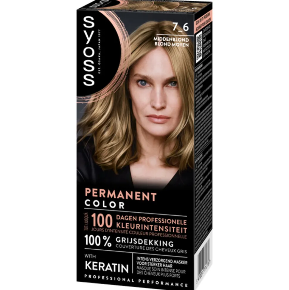 Syoss Baseline Haarverf 7-6 Middenblond