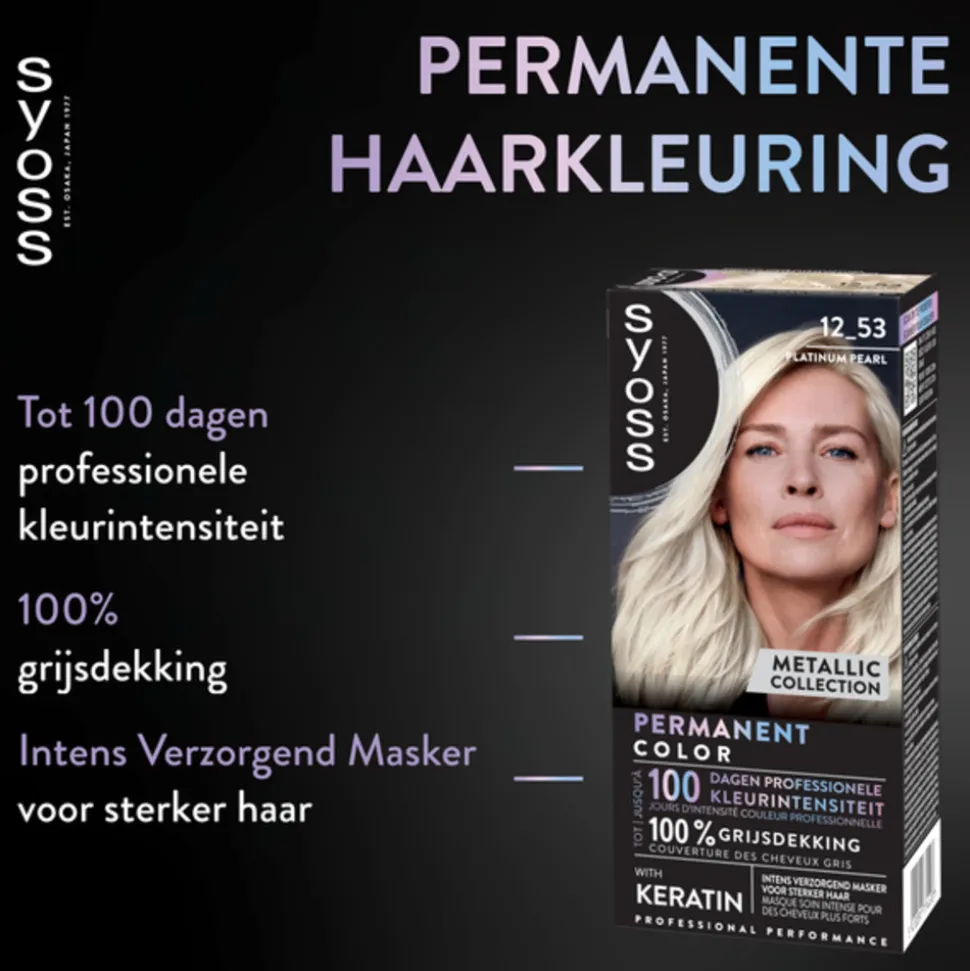 Syoss Baseline Haarverf 12-53 Platinum Pearl