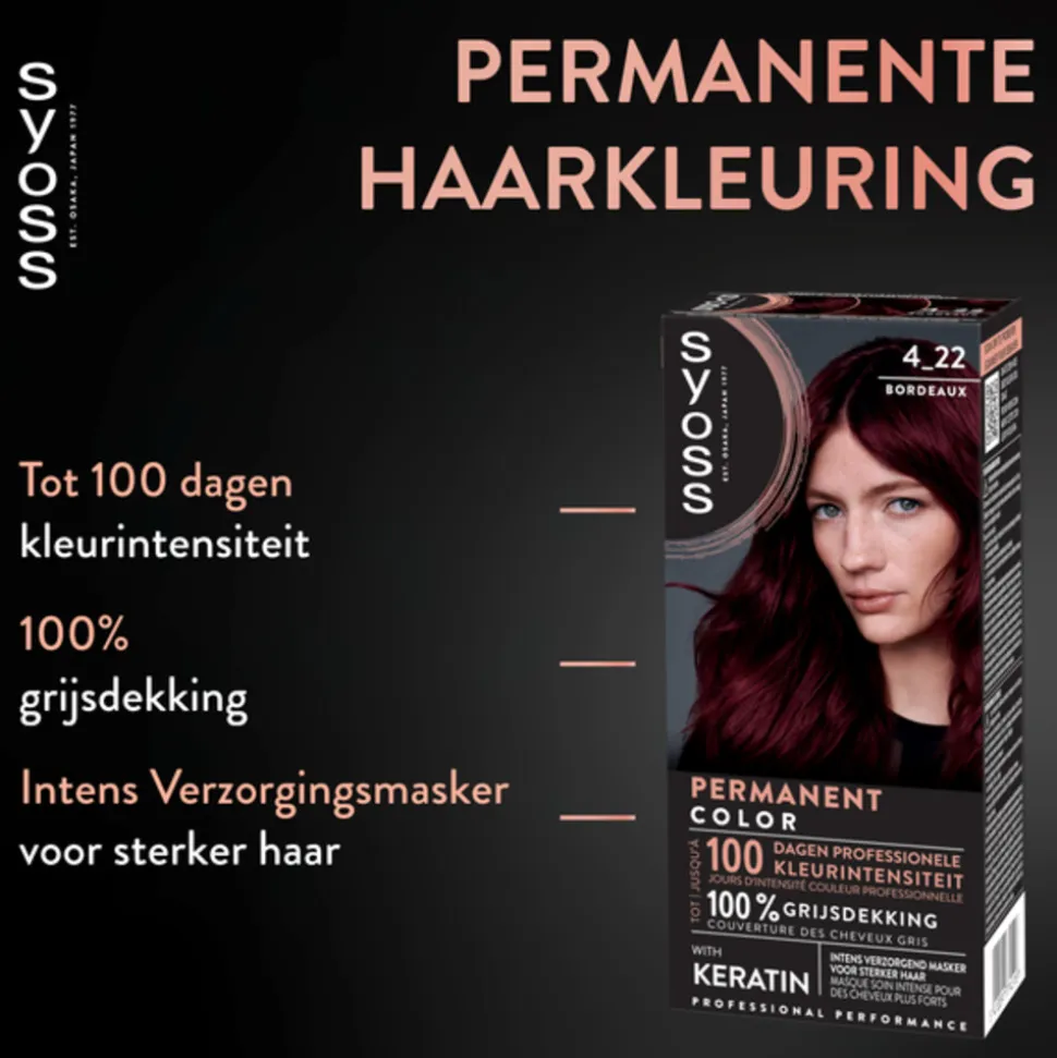 Syoss Baseline Haarverf 4-22 Scarlet Red