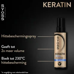 Syoss Keratin & Volume Heatprotection Spray 200 ml