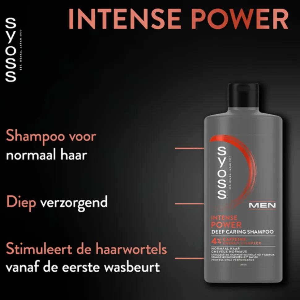 Syoss Men Power Shampoo 440 ml