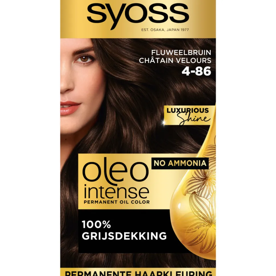 Syoss Oleo Intense Haarverf 4-86 Fluweelbruin