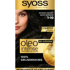 Syoss Oleo Intense Haarverf 1-10 Intens Zwart