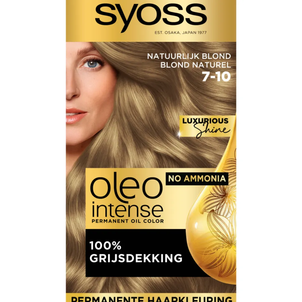 Syoss Oleo Intense Haarverf 7-10 Natuurlijk Blond