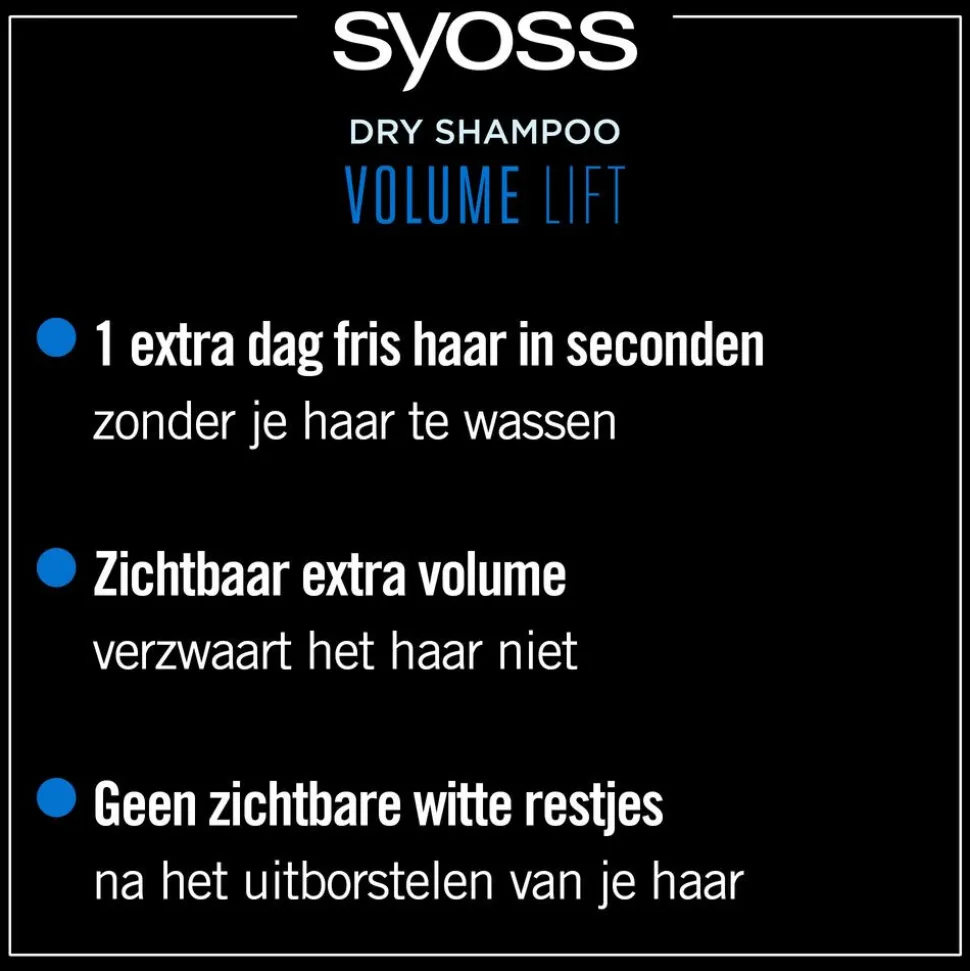 Syoss Volume Lift Droogshampoo 200 ml