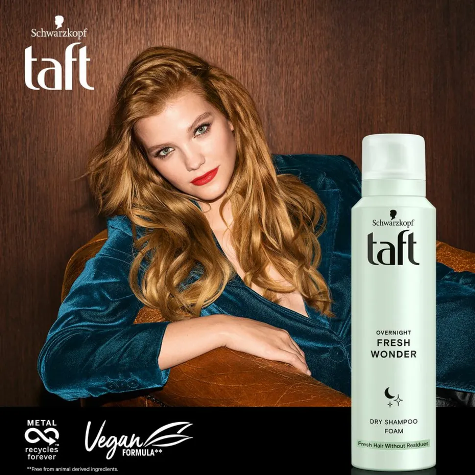 Taft Droogshampoo Overnight Fresh Wonders 150 ml