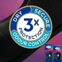 TENA Silhouette Pads Black Mini 18 stuks