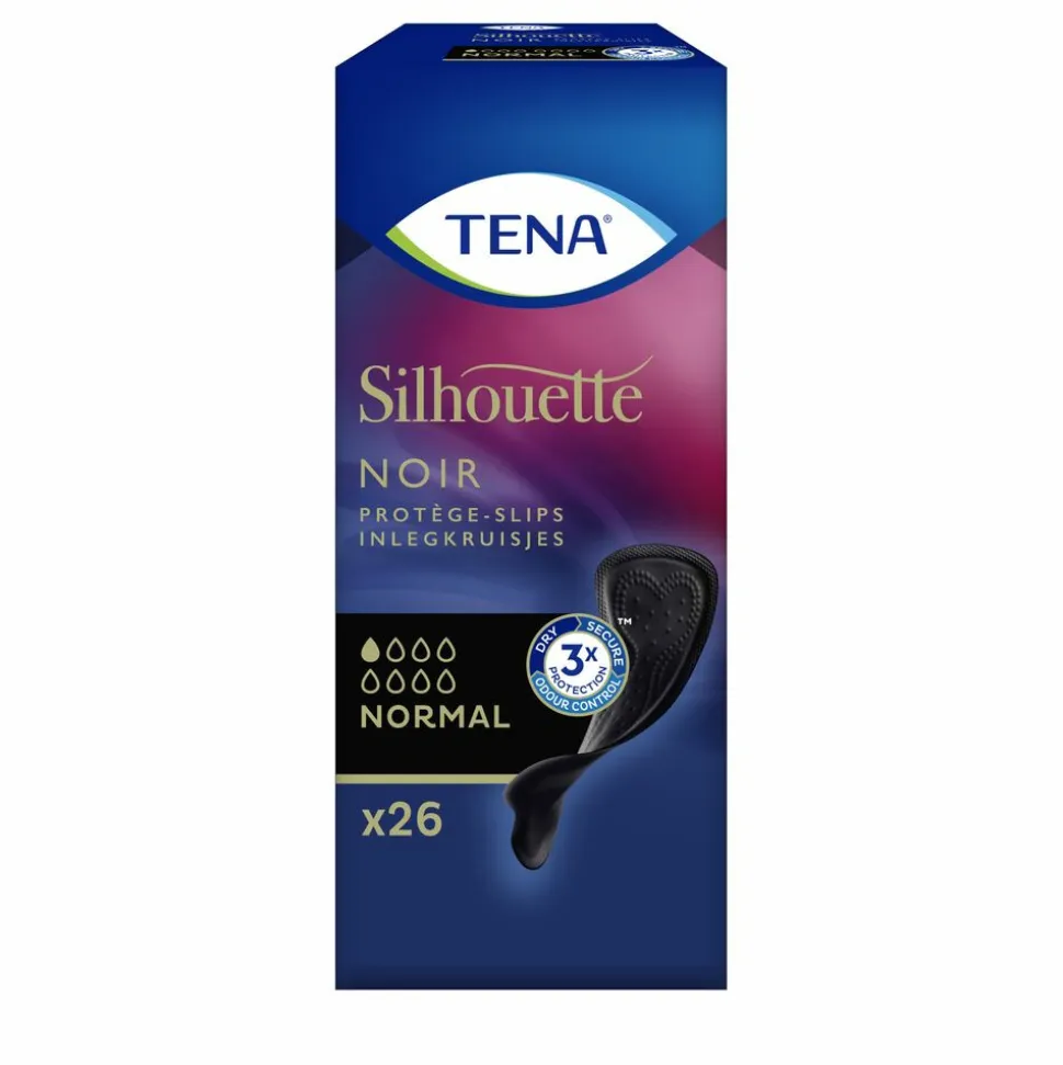 TENA Silhouette Pads Black Normal 26 stuks