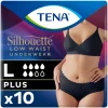 TENA Silhouette Underwear Low Waist Blanc Plus L 10 stuks