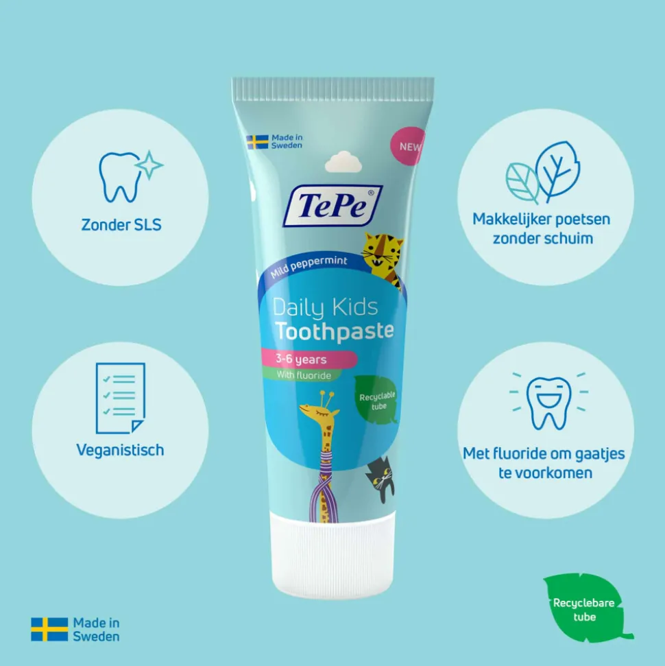 TePe Daily Kinder tandpasta 75 ml