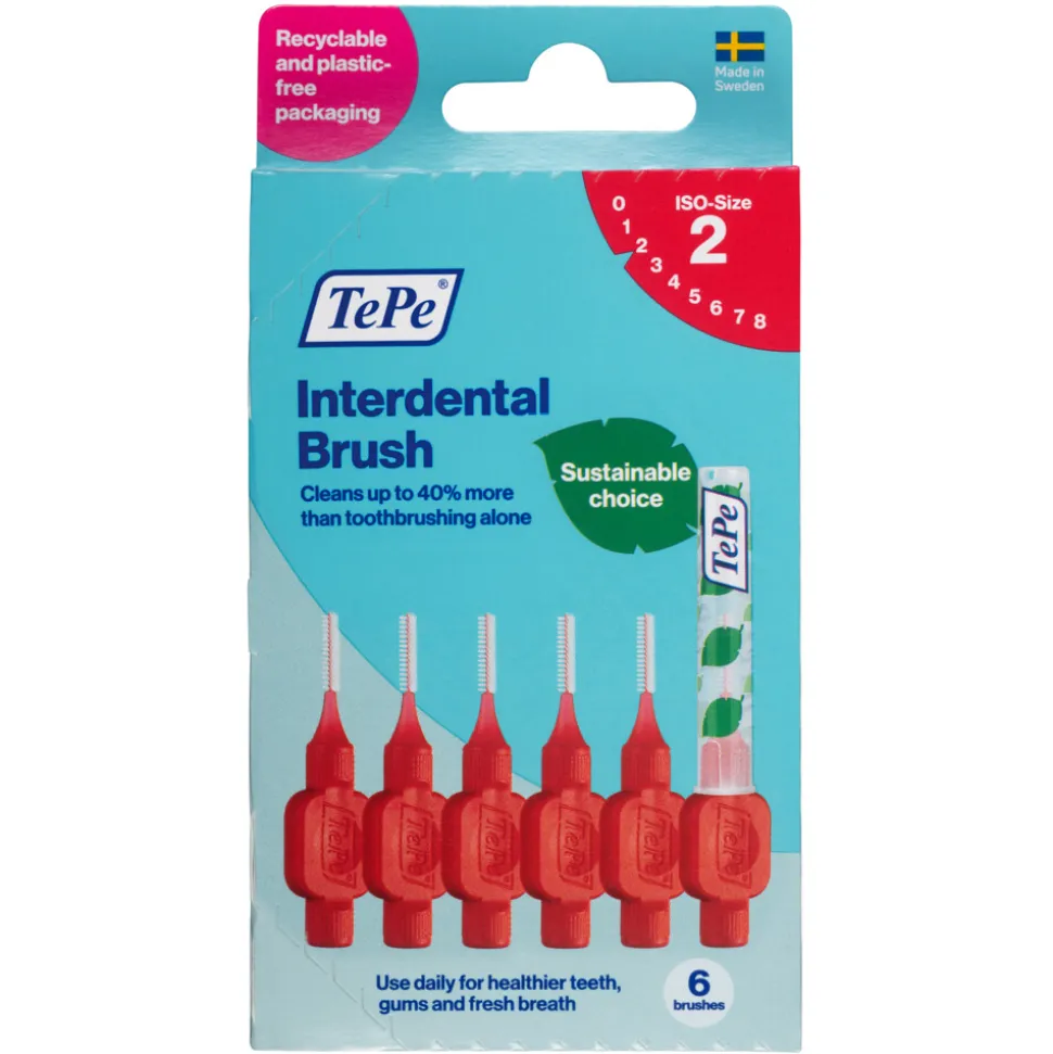 TePe Interdentale Ragers Original 0,5 mm Rood 6 stuks