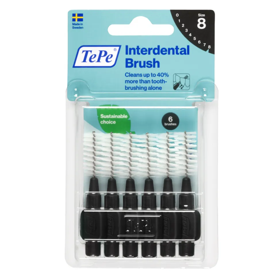 TePe Interdentale Ragers Original 1,5 mm Zwart 6 stuks