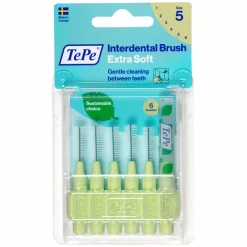 TePe Ragers Extra Zacht 0,8 mm Lichtgroen 6 stuks