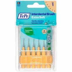 TePe Ragers Extra Zacht 0,45 mm Lichtoranje 6 stuks