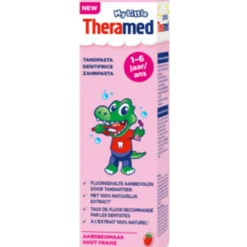 Theramed Tube Junior Aardbei 3+ 50 ml