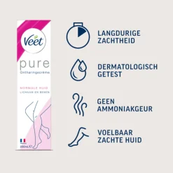 Veet Ontharingscrème Pure Normale Huid 100 ml