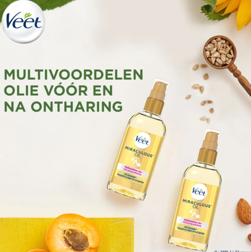 Veet Voedende Olie Miraculous Arganolie 100 ml