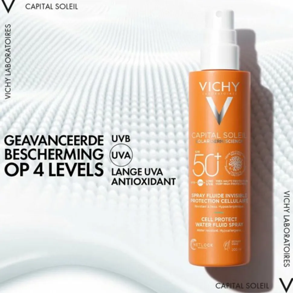 Vichy Capital Soleil UV Cell Protect Fluide Spray SPF 50+ 200 ml