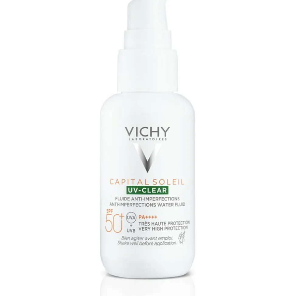 Vichy Capital Soleil UV Clear Anti-onzuiverheden Zonnebrand SPF 50+ 40 ml
