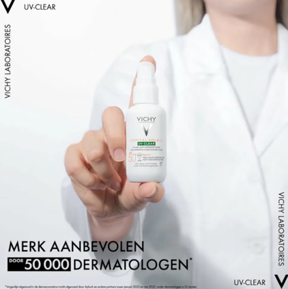 Vichy Capital Soleil UV Clear Anti-onzuiverheden Zonnebrand SPF 50+ 40 ml