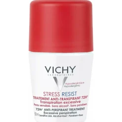 Vichy 72Hr Overmatige Transpiratie Stress Resist Deodorant Roller 50 ml