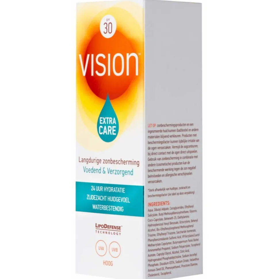 Vision Zonnebrand Crème Sensitive Expert SPF30 185 ml