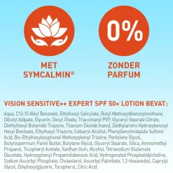 Vision Zonnebrand Sensitive SPF 50 185 ml