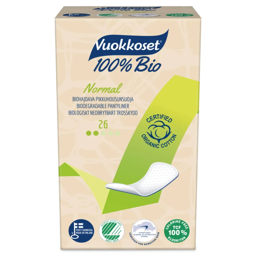 Vuokkoset Bio Inlegkruisjes Normal 26 stuks