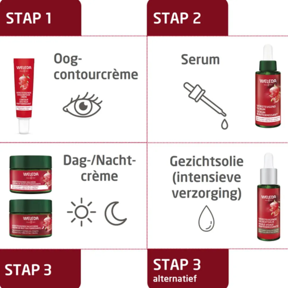 WELEDA Granaatappel & Maca Verstevigende Dagcrème 40 ml
