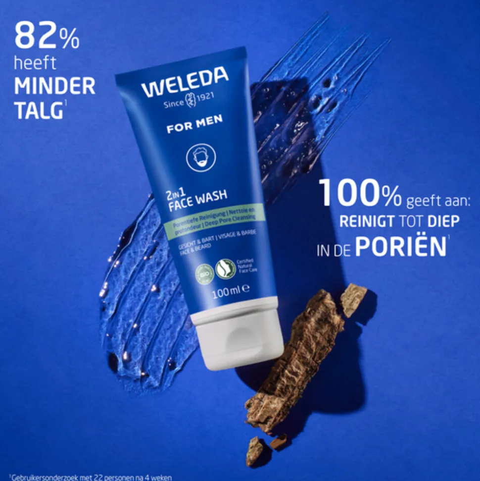 WELEDA Men 2-in-1 Reinigingsgel 100 ml