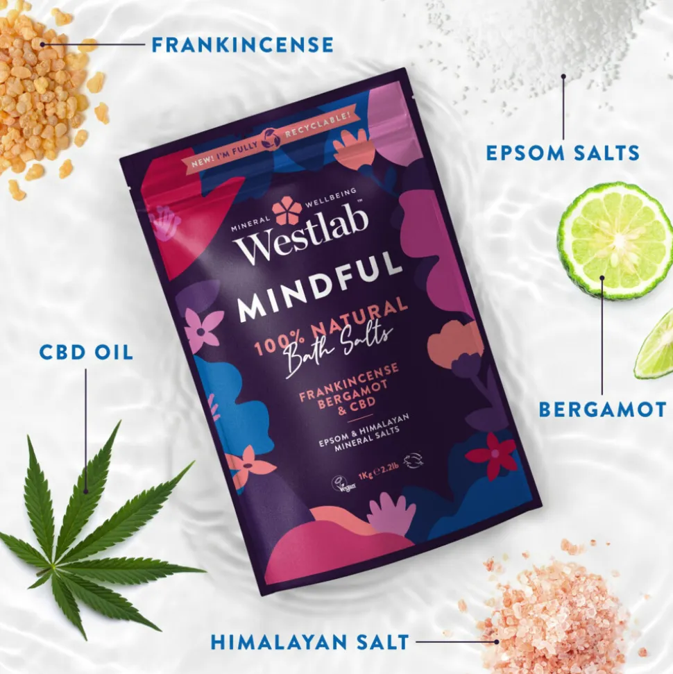 Westlab 100% Natuurlijk Badzout Mindful 1000 gr