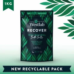 Westlab 100% Natuurlijk Badzout Recover 1000 gr