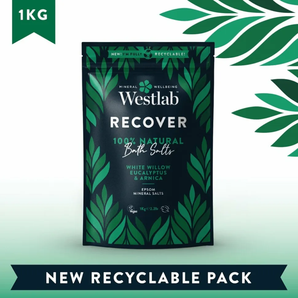 Westlab 100% Natuurlijk Badzout Recover 1000 gr