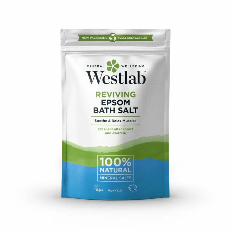 Westlab 100% Natuurlijk Badzout Reviving Epsom 1000 gr