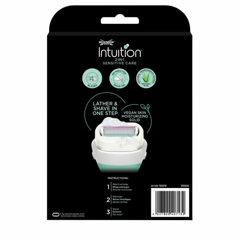 Wilkinson Intuition 2 in 1 Sensitive Care Scheermes Voordeelverpakking 1 set
