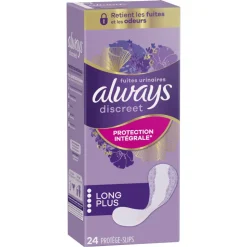 4x Always Discreet Long+ Inlegkruisjes Urineverlies 24 stuks