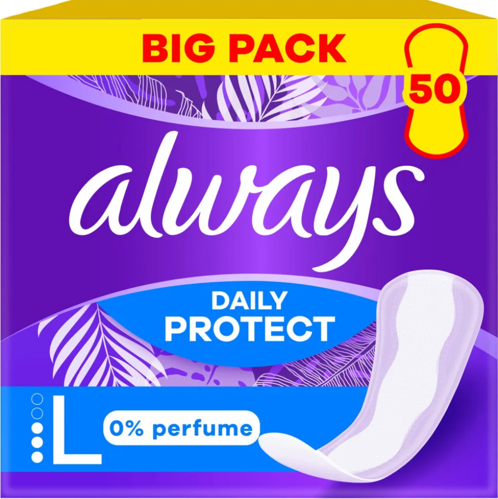 4x Always Inlegkruisjes Dailies Extra Protect Large 50 stuks
