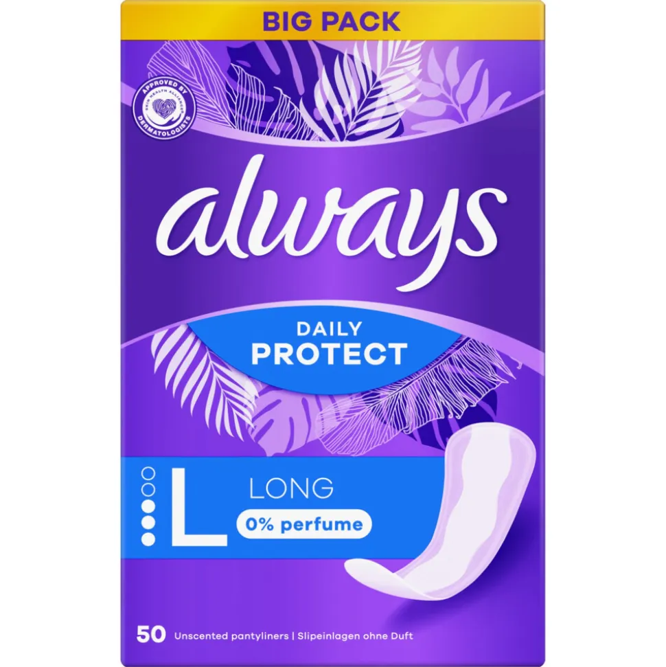 4x Always Inlegkruisjes Dailies Extra Protect Large 50 stuks