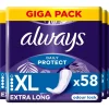 4x Always Inlegkruisjes Long Plus 58 stuks