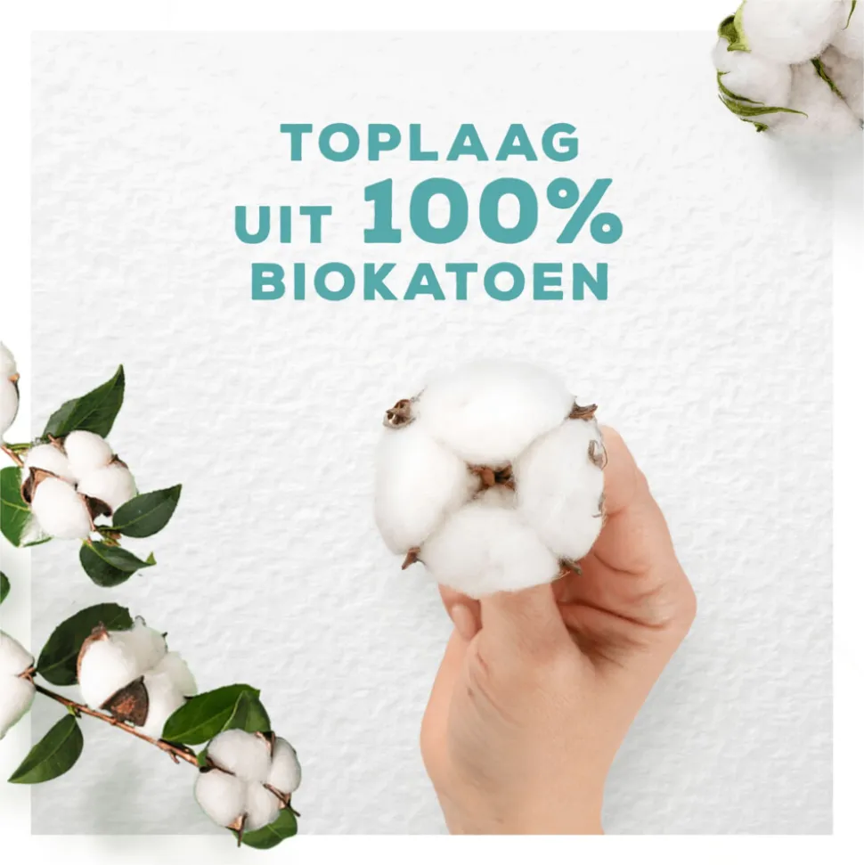 10x Always Maandverband Bio Cotton Protection Ultra Normal met Vleugels 11 stuks