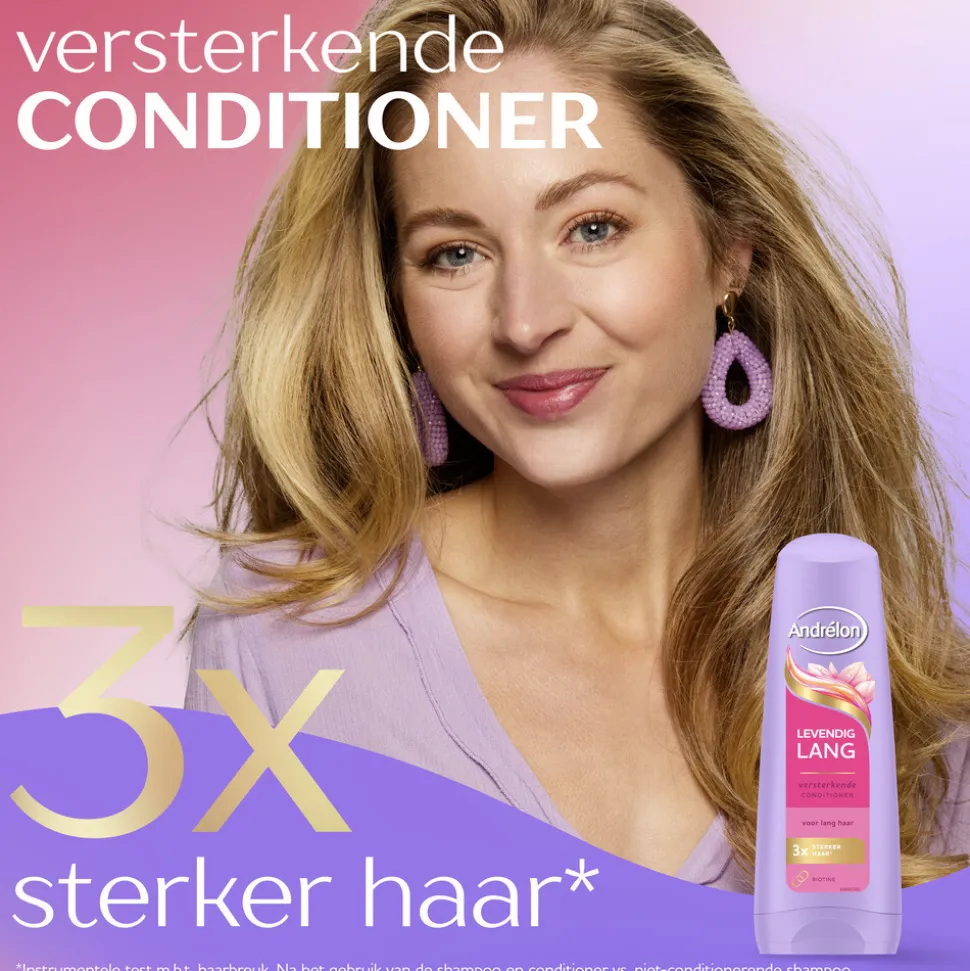 6x Andrélon Conditioner Levendig Lang 200 ml