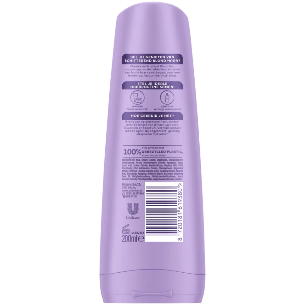 6x Andrélon Conditioner Stralend Blond 200 ml