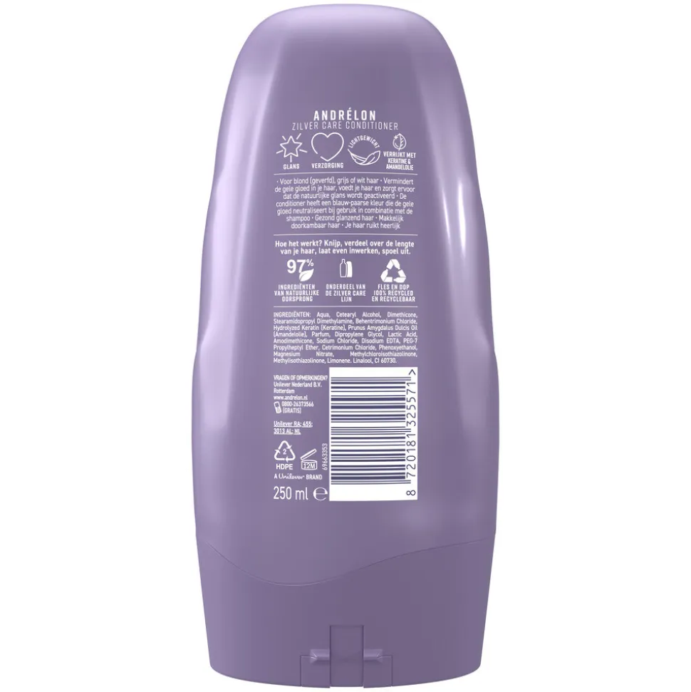 6x Andrélon Conditioner Zilver Care 250 ml