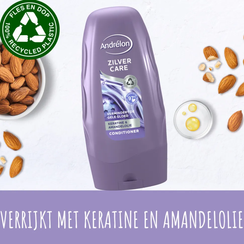 6x Andrélon Conditioner Zilver Care 250 ml