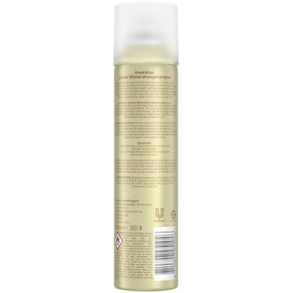 6x Andrélon Droogshampoo Zomer Blond 245 ml