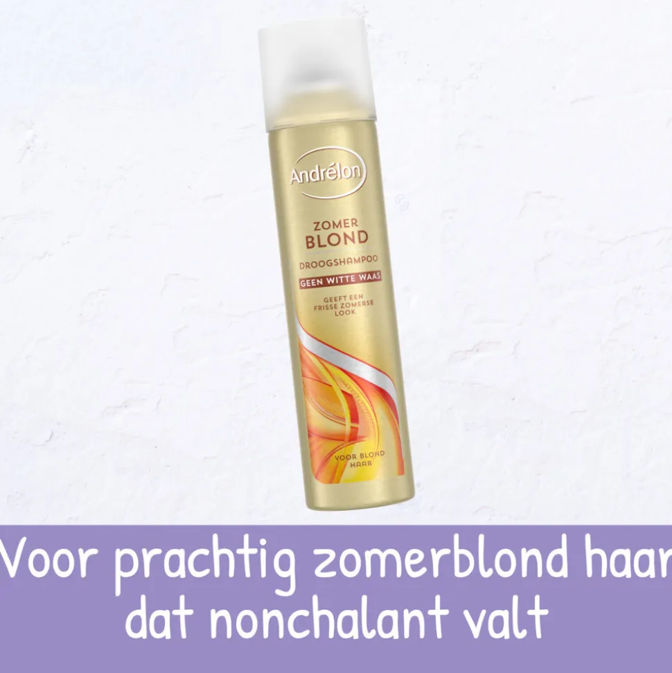 6x Andrélon Droogshampoo Zomer Blond 245 ml