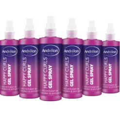 6x Andrélon Gel Spray Happy Curls 200 ml